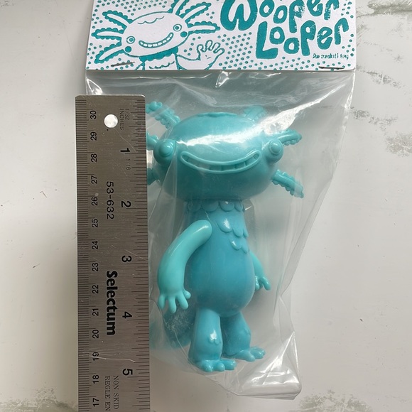 Gary Ham Wooper Looper Figure Blue New in Signed Bag Chauskoskis - Picture 9 of 9